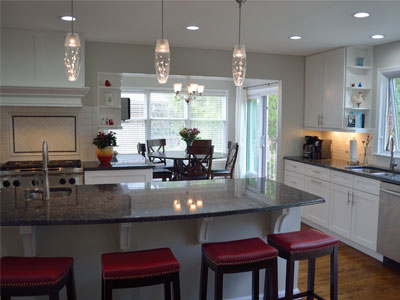 Kitchen Remodelling on Misty Morning